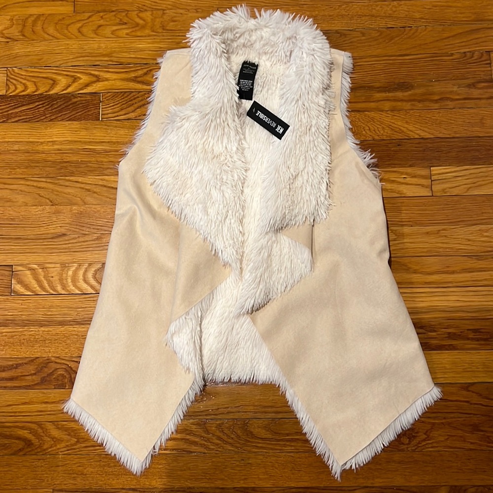 Steve Madden Faux Fur Reversible Vest